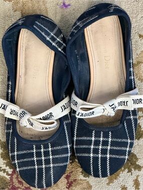 J’ADIOR Plaid Ballet Mary Jane Flats Sz 39
